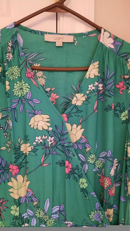 Floral wrap dress loft hotsell