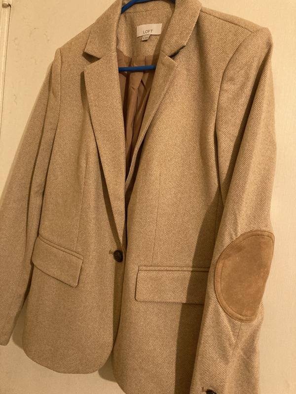 Herringbone Knit Blazer