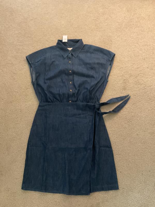 loft chambray shirt dress 7 For All Mankind Utility MINI Dress in Chambray Loft