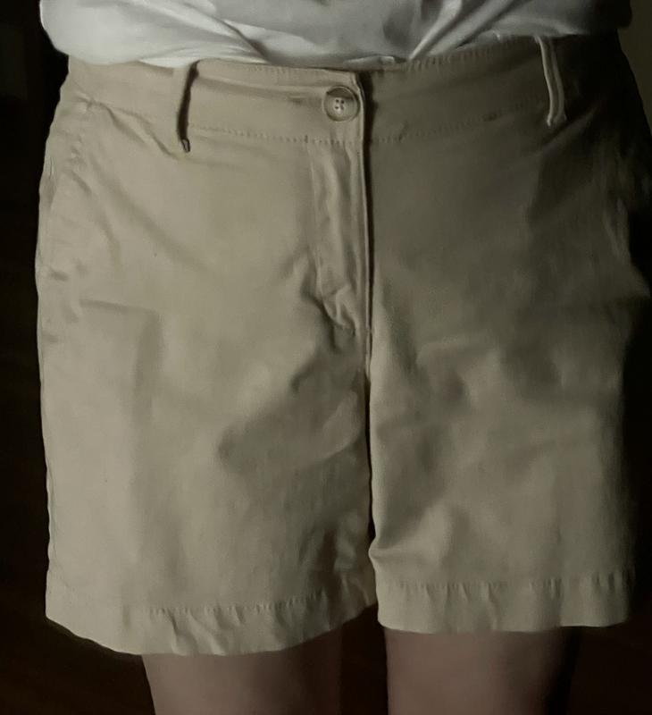 Curvy Monroe Chino Shorts with 6 Inch Inseam