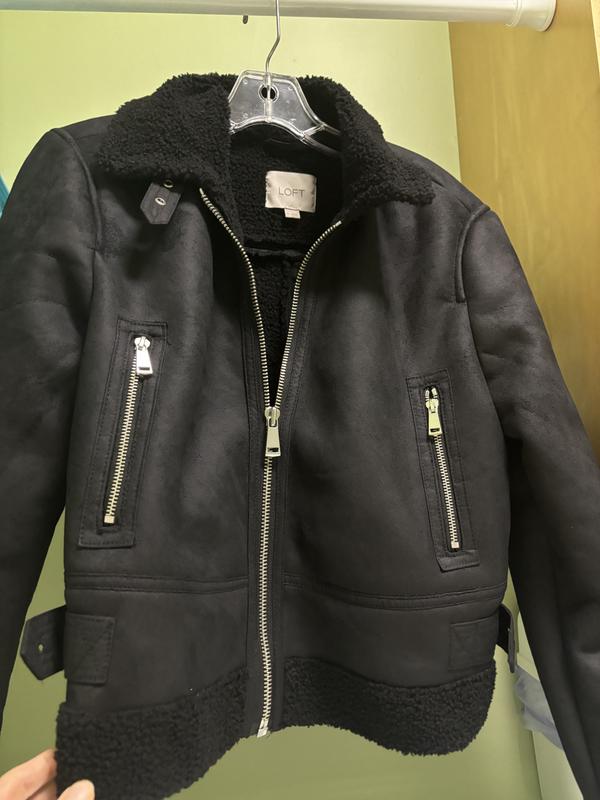 Loft aviator jacket deals