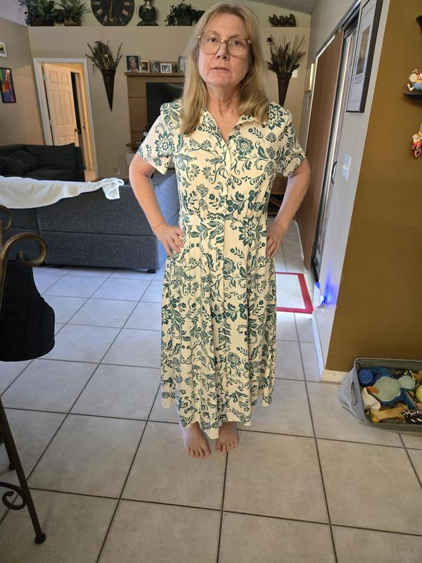 halter neck flare dress Cream Vintage Print Halter Neck Flare Mini Dress main image 0