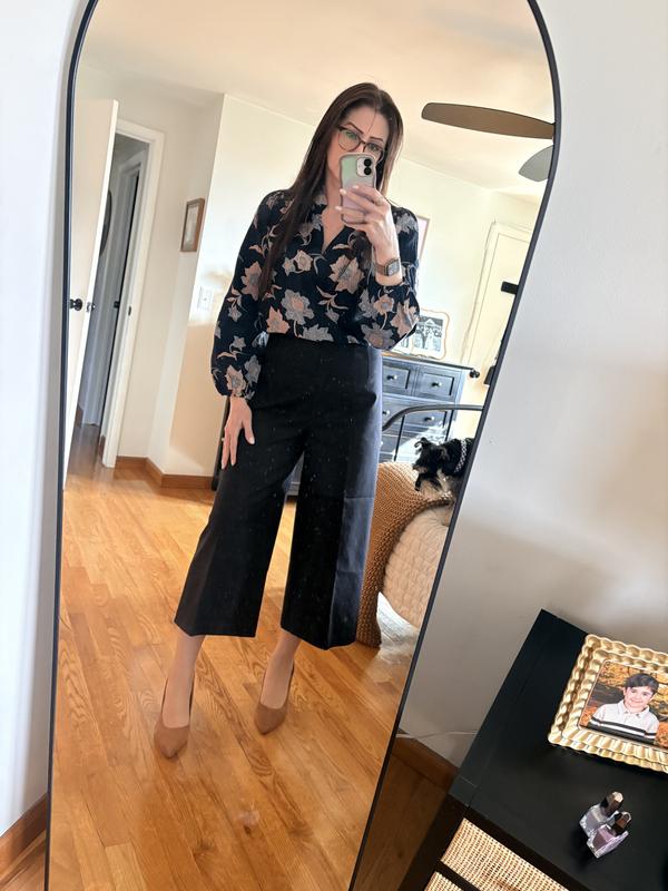 Darted Side Zip Culottes