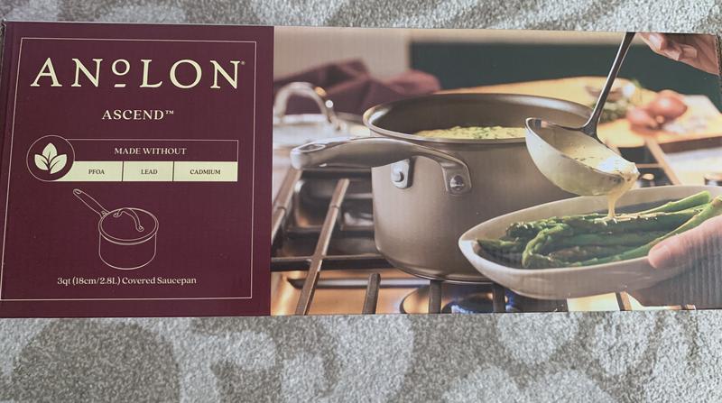 Anolon X 3 Qt. Covered Saucepan, Cookware