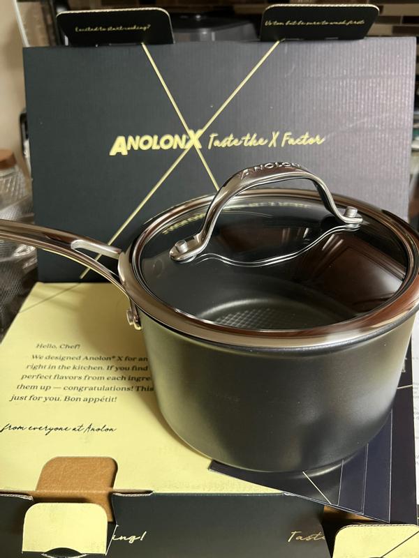 AnolonX SearTech(TM) Nonstick 4-Quart Covered Casserole Pan