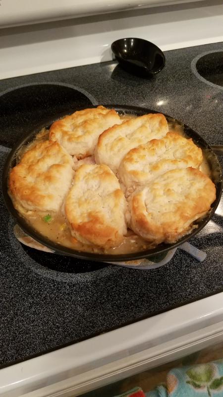 1 skillet chicken pot pie