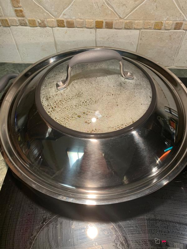 Fogged over lid