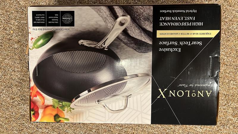 AnolonX 10-Piece Cookware Set w/SearTech(TM) Nonstick Surface