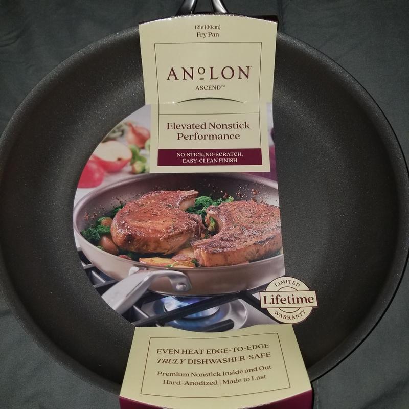 Anolon Ascend Hard Anodized Nonstick Frying Pan, 12-Inch