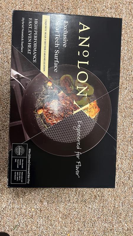 Anolon X Hybrid Nonstick 10in Covered Stir FryWok 