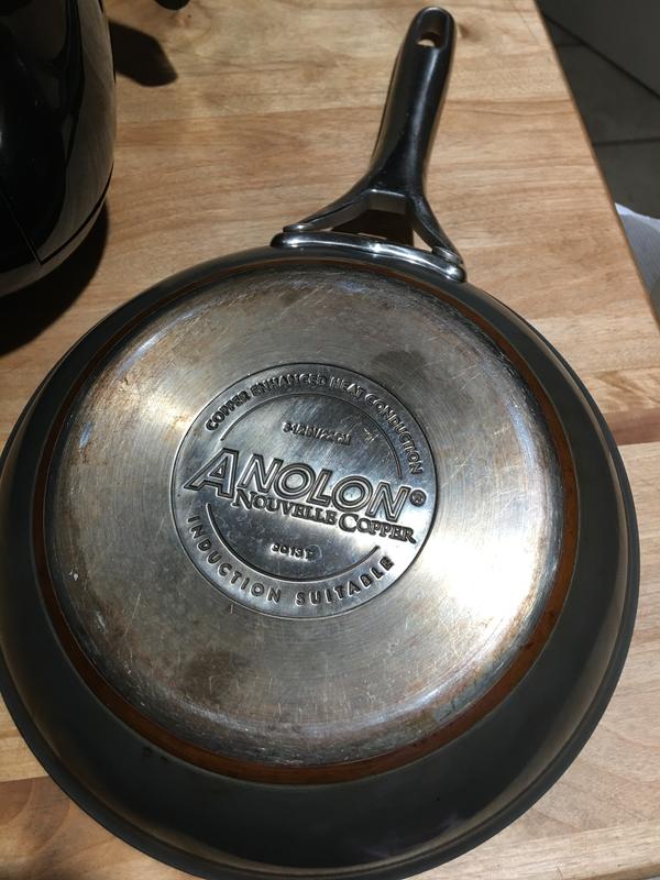 Anolon, Anolon X Hybrid Non-Stick Induction Frying Pan with Helper Handle -  Zola