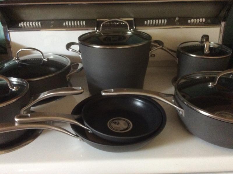 Anolon® Allure Nonstick HardAnodized 12Piece Cookware Set in Dark