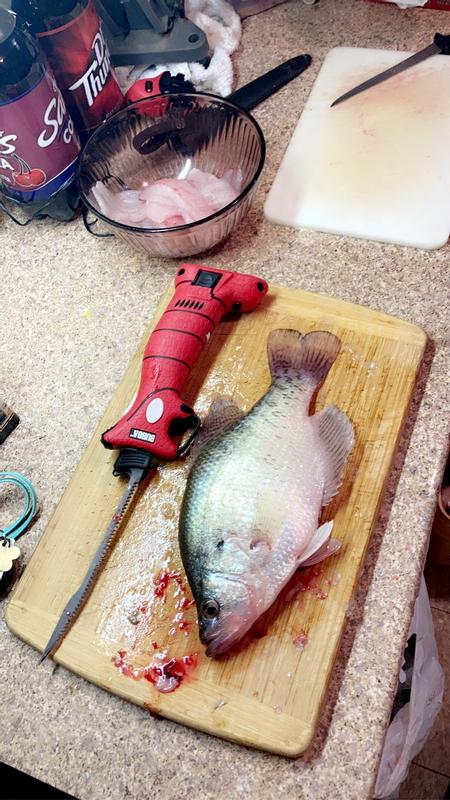 Fish Cleaning Knife Set Case Flex Fishing Fillet Knives Sharpener Cutting  Board