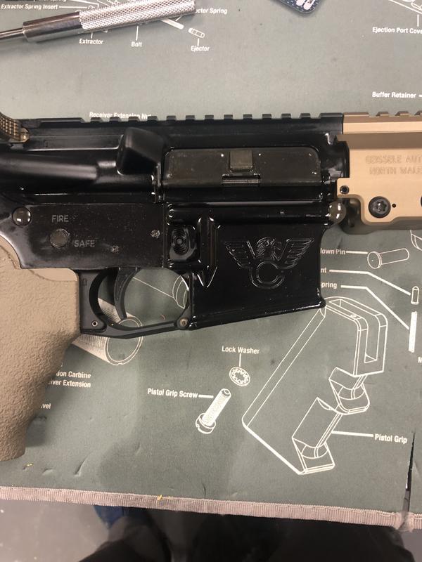 FCC S&W AR type PTW 鍛造 lower receiver FCC S&W AR type PTW 鍛造