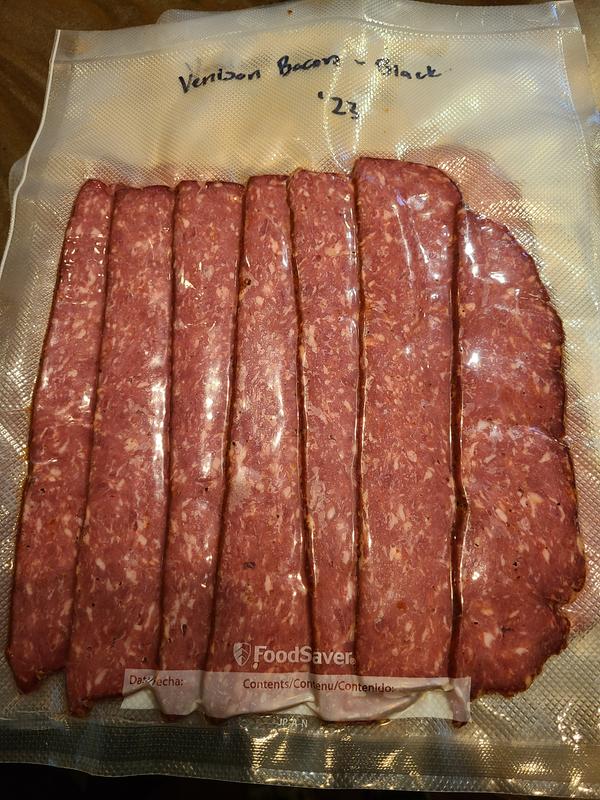 Venison x pork bacon