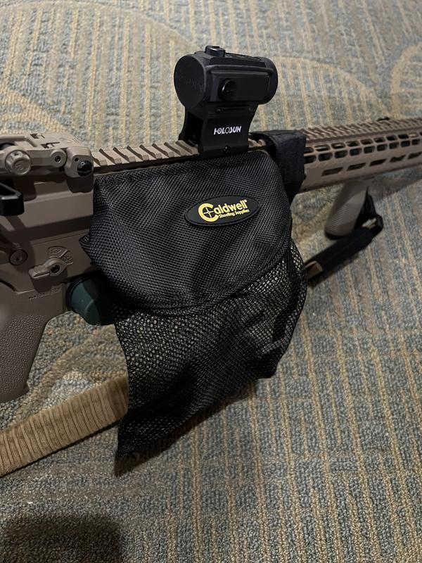 Shooting Rifle Brass Shell Bullet Catcher Bag Hunting Gear Ammo Brass Mesh  Trap Shell Catcher Wrap Around Zipper Bag