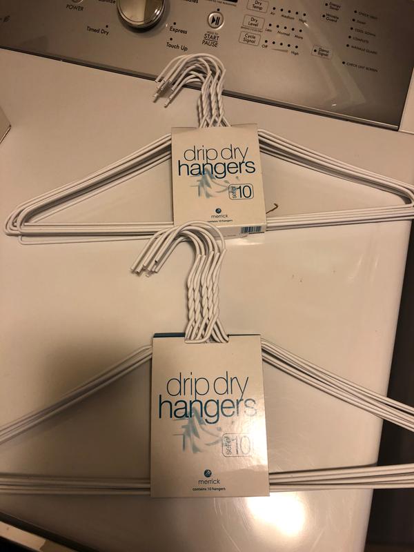 drip dry hangers