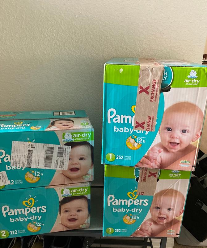 252 pampers baby dry