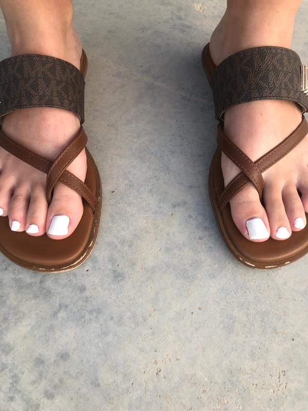 mk flat sandals