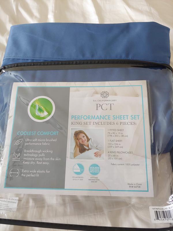 Pacific Coast Nanotex Cool Comfort 4 Pc Sheet Set Sheets Home