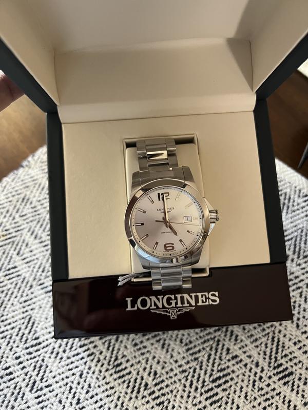 Longines Women s Conquest Watch 41mm L37594766 Women s Watches