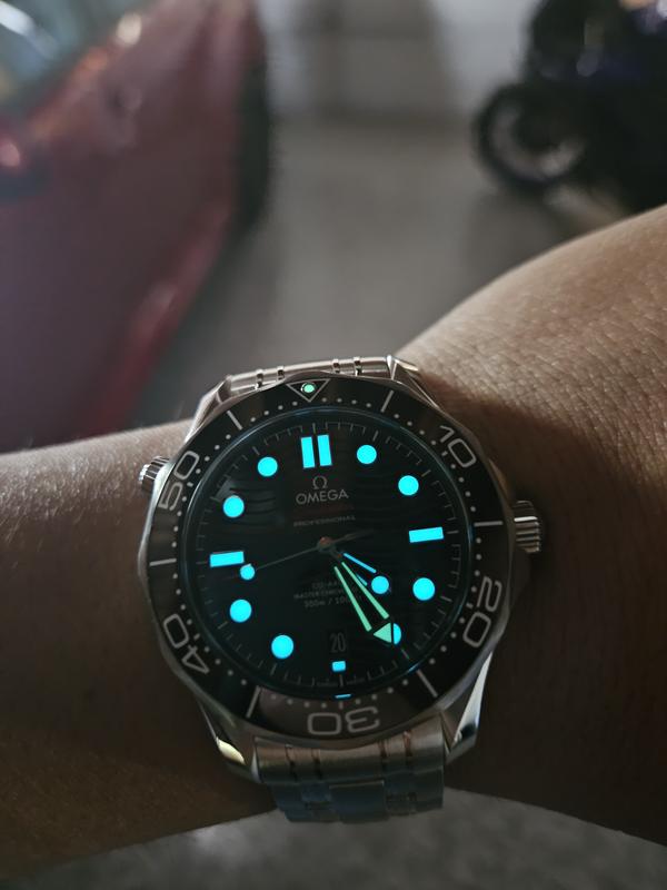 Omega men's seamaster 300m diver's stainless steel 42mm watch o210304220030 hotsell