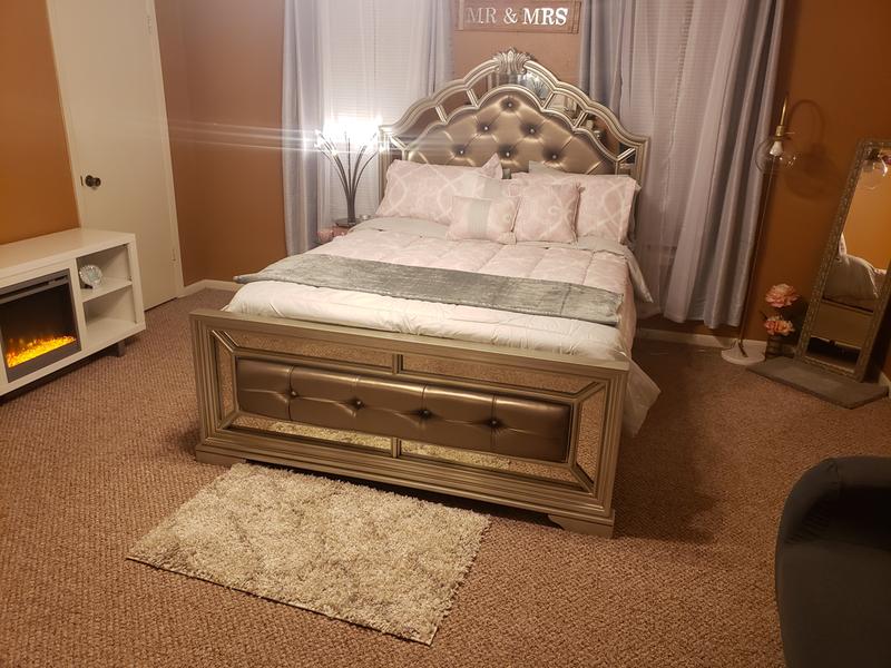 Signature Design By Ashley Birlanny Upholstered Bed Beds Furniture Appliances Shop The Exchange