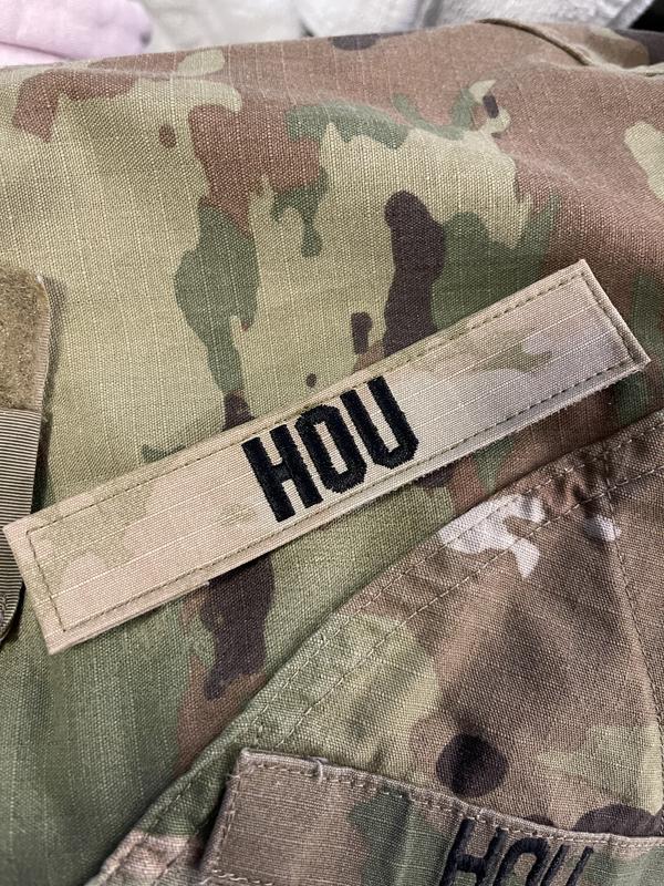 Tapes Velcro Army Individual Name Tape Embroidered On OCP With