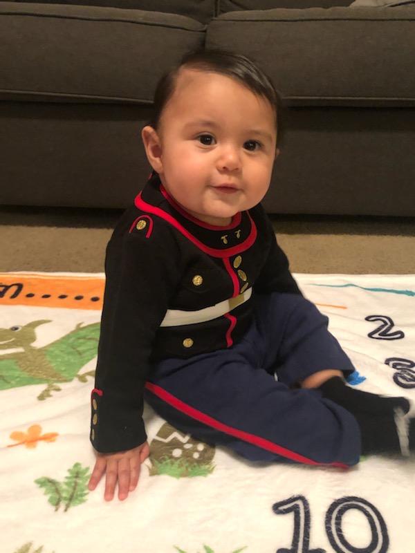 Baby marine 2025 dress blues