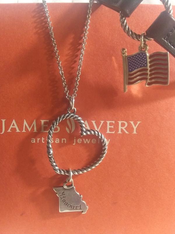 James Avery Changeable Heart Charm Holder Necklace - 16 in.