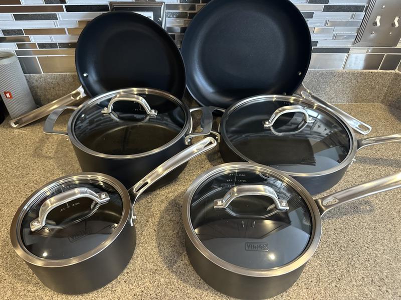 Viking Hard Anodized 10-Piece Cookware Set - 400519910 | Abt