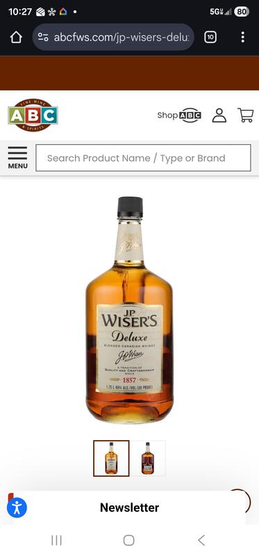 JP Wiser's Deluxe Whisky