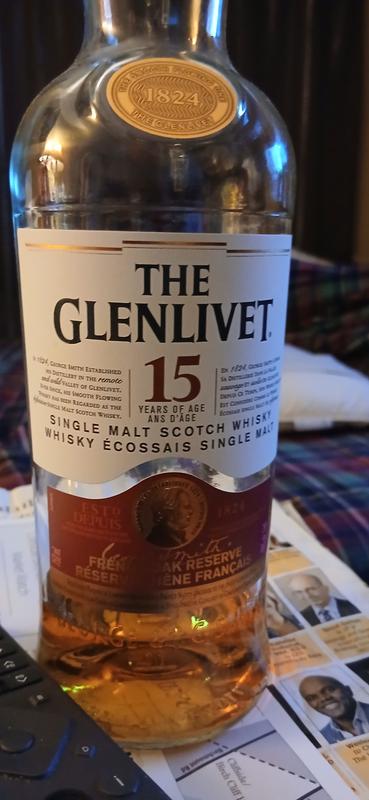 The Glenlivet 15 Year Old Single Malt Scotch Whisky