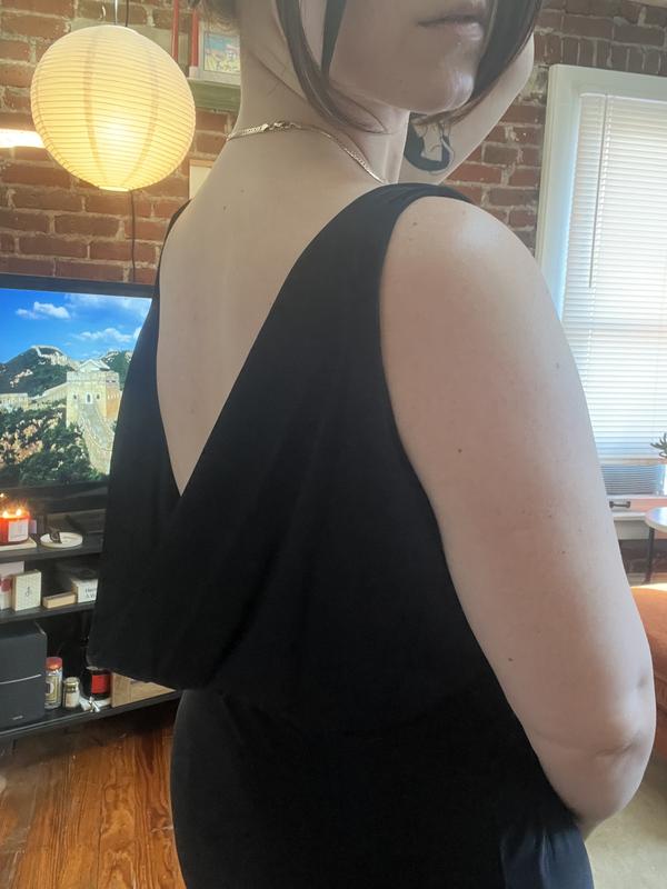 Women's Bra-Free Draped Hardware Maxi Dress | Women's Clearance |  Abercrombie.com