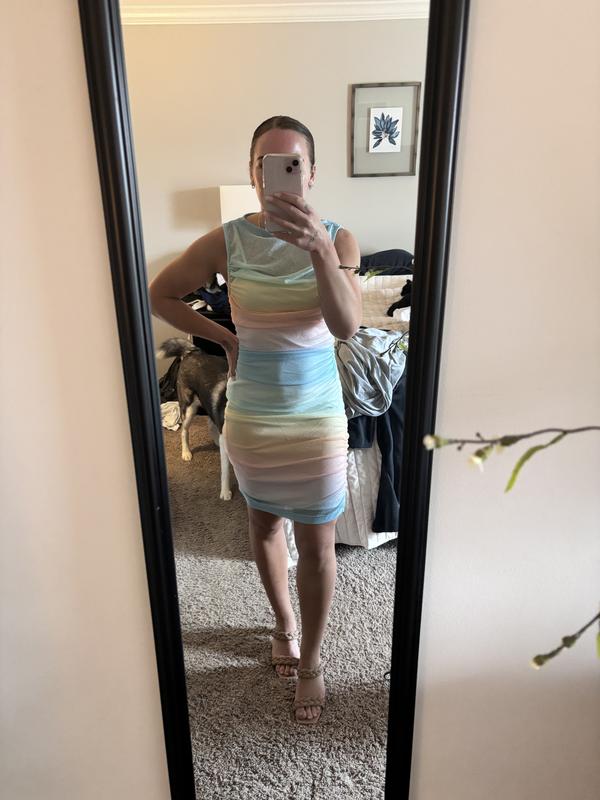 Women s Pride Mesh Mini Dress Women s Clearance Abercrombie