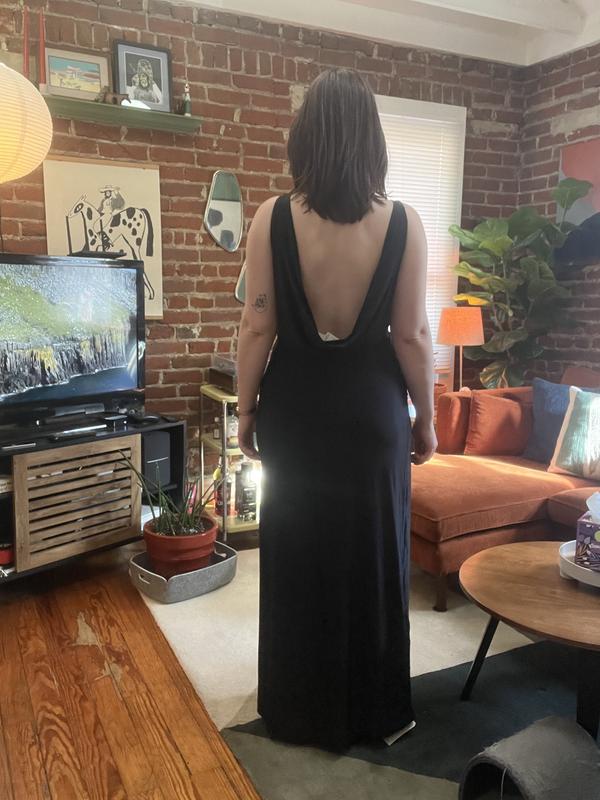 Women's Bra-Free Draped Hardware Maxi Dress | Women's Clearance |  Abercrombie.com