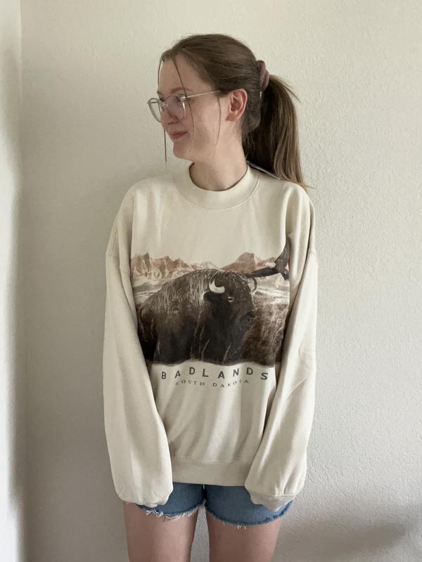 Abercrombie Badlands outlet Sweatshirt - Large