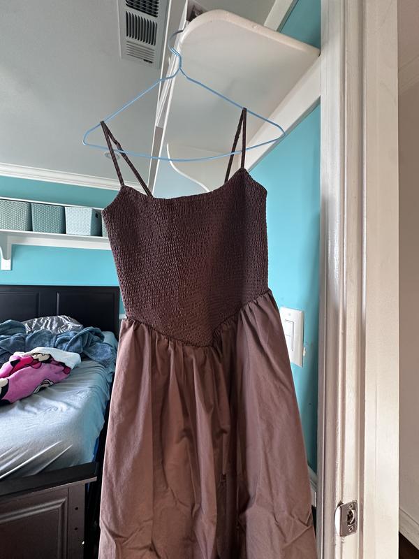 types of summer dresses Seta T Women's Summer Dresses Sleeveless V Neck Button Decor Flowy Maxi  Tank Beach Dress Small Apricot at Amazon Women's Clothing store