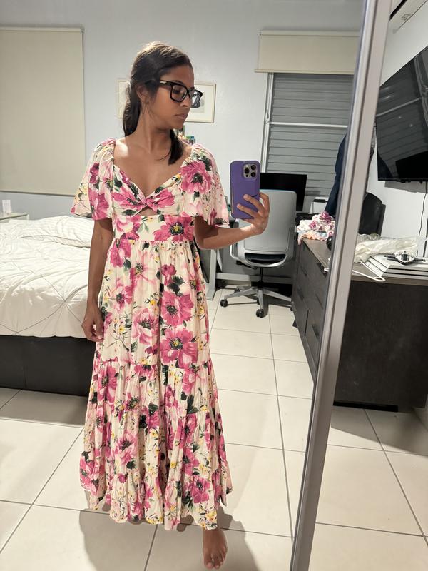 Shelly Twist Front Maxi Dress Shelly Twist Front Maxi Dress