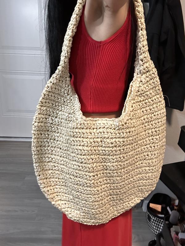 Slouch Straw Bag