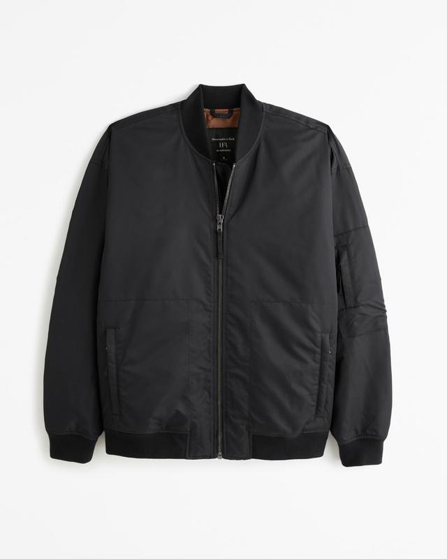 Nylon bomber hotsell jacket mens