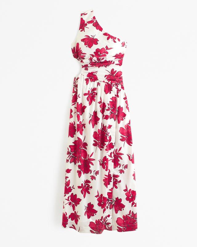 Women's One-Shoulder Cutout Maxi Dress | Women's Clearance