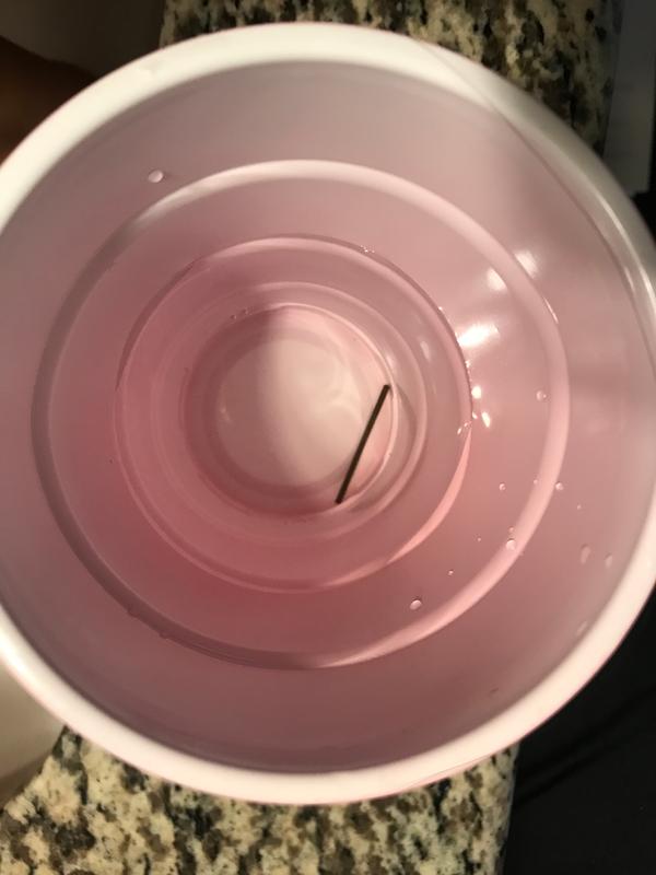 First time using it and the pencil fell on my water