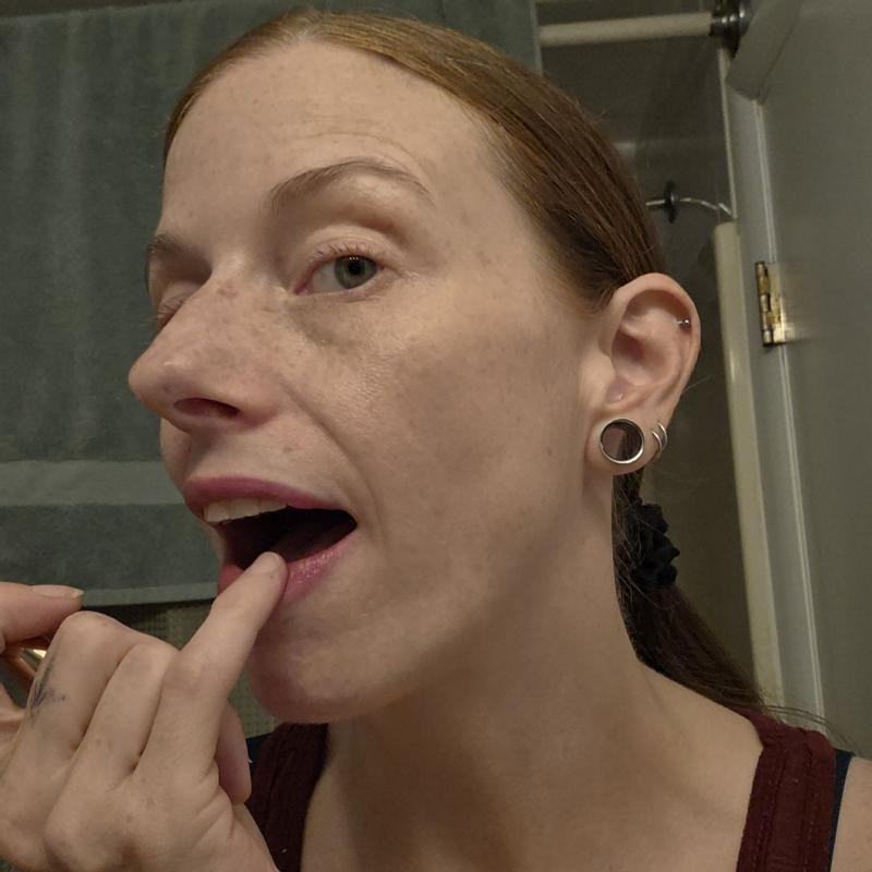 Customer photo for "Smooth, Beautiful, Soft Lips!"