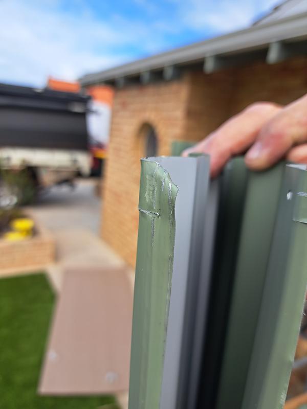 Bottom of wall sheet