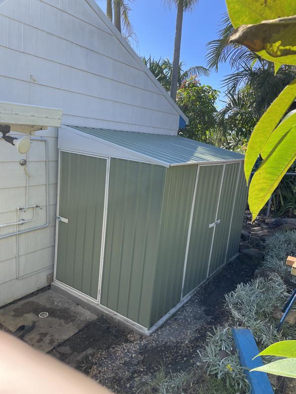Shed construction completed leisurely over 3 days