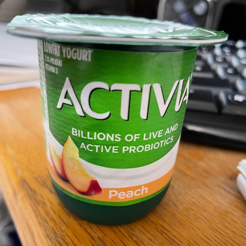 Peach Probiotic Yogurt