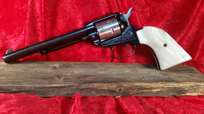 Premium Manufacturing Group Grips For Heritage Arms Rough Rider Revolver – .22 LR & .22 MAG – Texas Star Special (ABS)