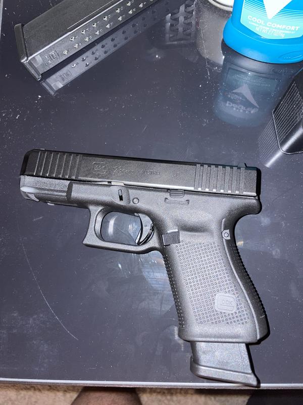 Glock 23 Gen5 40 S&W 4.02in Crushed Orchid Cerakote Pistol