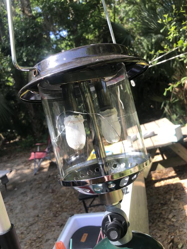 Fire-Maple Tulip Camping Lantern – Propane/Isobutane Fueled, Glass & Metal, No Mantle Needed